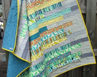 Modern quilt - custom quilt - queen quilt - crib quilt - lap quilt - twin quilt - king quilt - homemade quilt - patchwork quilt
