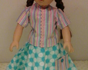 Skirt and blouse duo