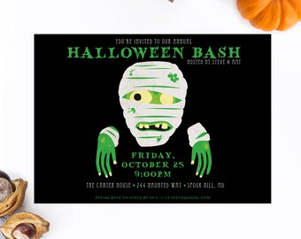 halloween party invites