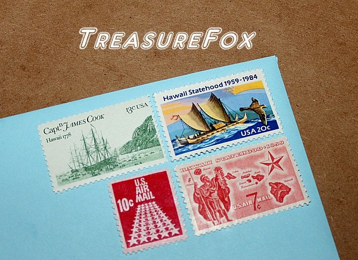 Aloha HAWAII Unused US Postage Stamps Enough to mail 10