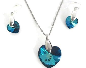 Swarovski Heart Crystal Set
