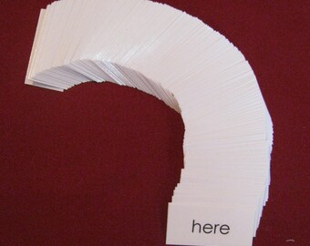 Montessori WHOLE SCHOOL Sight Words / Puzzle Words PDF Download Now with 165 words