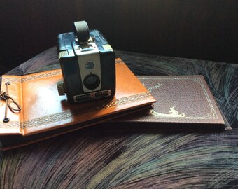 Brownie Hawkeye Camera & Photo Albums