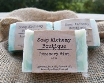 Rosemary Mint Goats Milk Soap