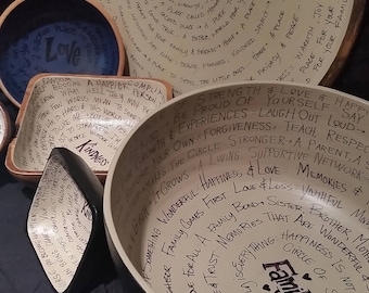 Personalized Large Bowls Handwritten custom order,Gift to Boyfriend,Gift for Men,Gift for Women,Gift for Her,Gift for Him,Gift for girl