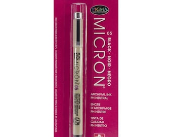 Pigma Micron Pen 05 .45mm/Archival Ink/Scrapbook/Black/Wedding Guest Book Signing