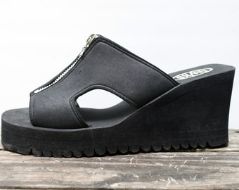 foam platform sandals 90s