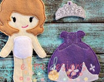 Sofia Felt Dress Up Doll