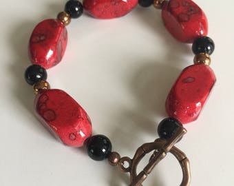 Red & Black Bracelet