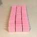 Reserved for Deborah Mini Cards 50 Pink White Dot - blank for thank you notes 2 x 2