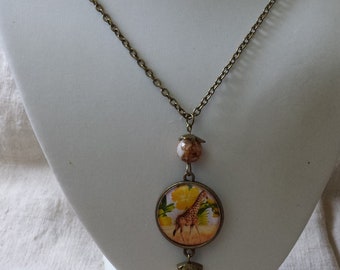 giraffe necklace
