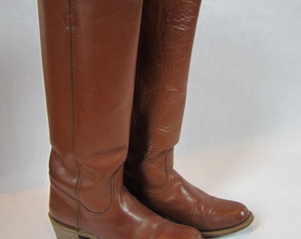 REDUCED Frye American Classics Campus Riding Boot in Cognac