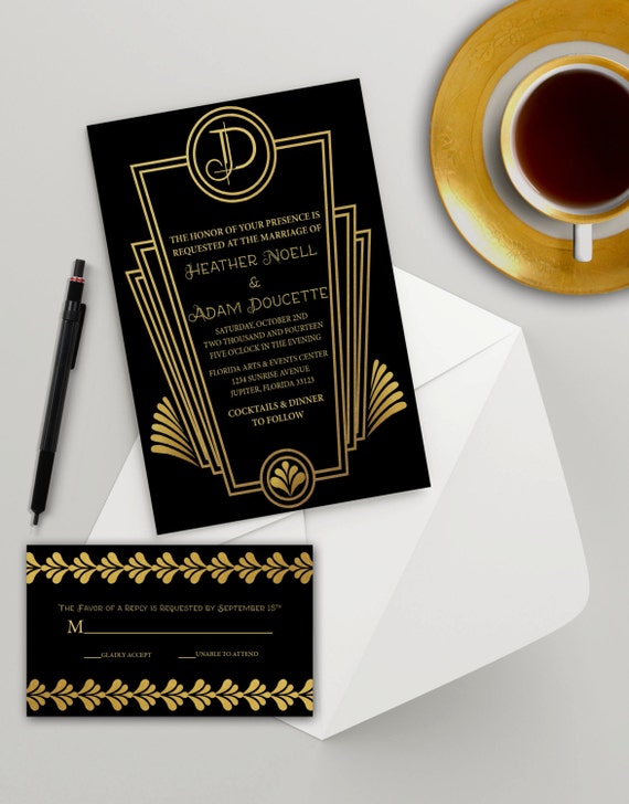 bridal shower black and gold theme