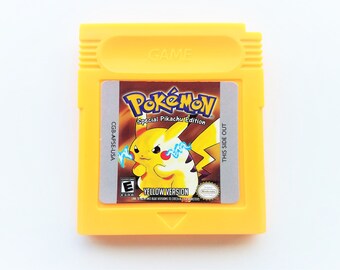 Pokemon Yellow Pikachu Edition - Nintendo Gameboy Color - Retro Reproduction Cartridge
