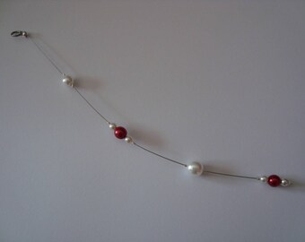 Jewel back poppy red and white n ° 2