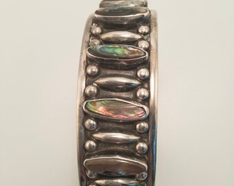 Sterling Mexican Cuff Bracelet