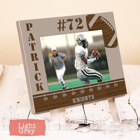 Personalized Football Frame Sport Frame Player Gift Name
