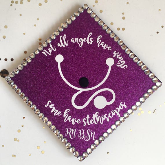 Graduation Cap Customize BSN RN Nurse Quote