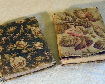 Old Fabric Covered Books
