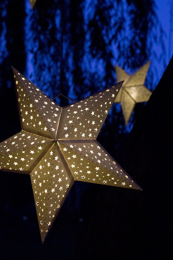 Paper Star Lantern w Tiny Stars SVG CUTTING FILE Pdf special