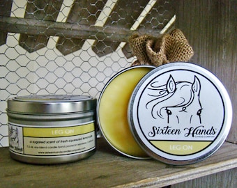 LEG ON - Horse Lover Gifts - Equestrian Gifts - Horse Candles - Equestrain Candles - Horse Show Prizes