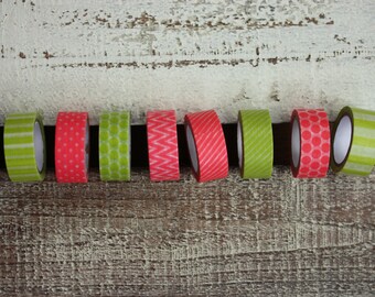 Washi paper tape! (set of 8)