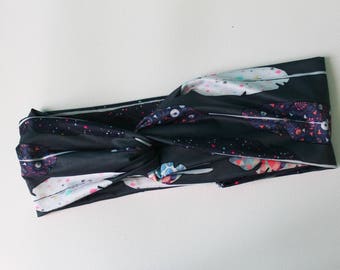 Printed jersey Turban