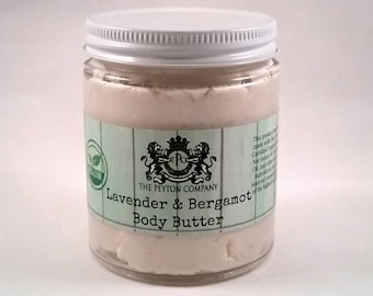 Lavender & Bergamot Body Butter * Organic * Fair Trade Ingredients * Shea Butter * Virgin Coconut *