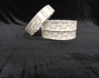 1" Crystal Clear Protective Tape - Hula Hoop Tape - Craft Tape - 72 yards - 2.2 mil thick