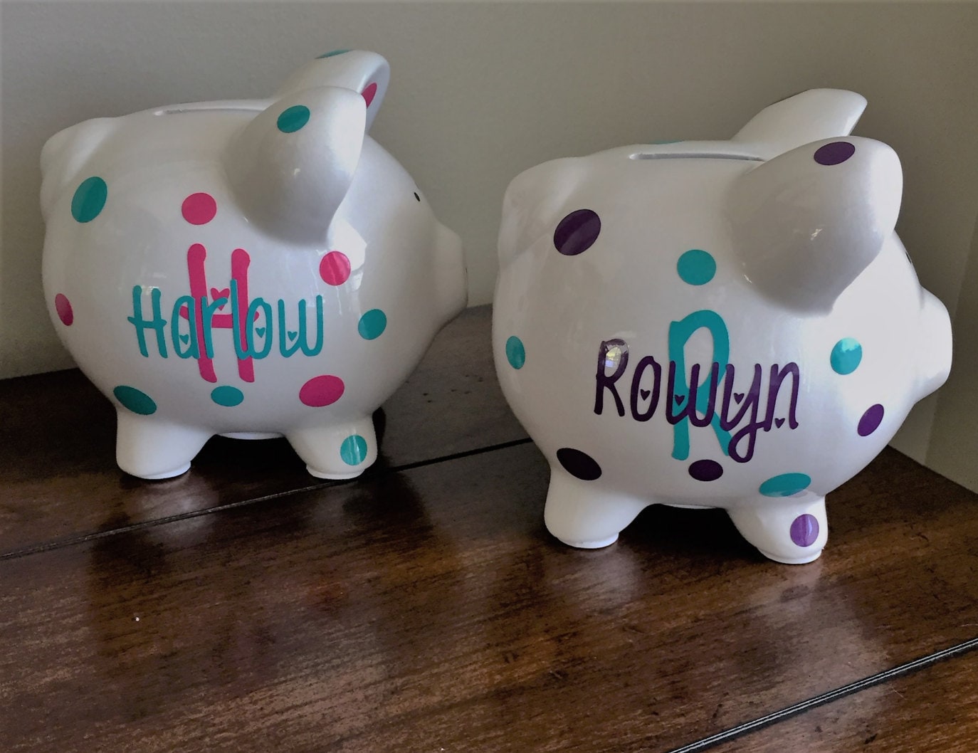 Personalized Piggy Bank Kids Piggy Bank Baby Shower Gift
