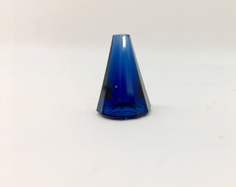 Swarovski Dark Blue Cone bead