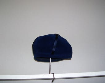 Shelf Hat Stand Wig Holder Wood and Metal Vintage