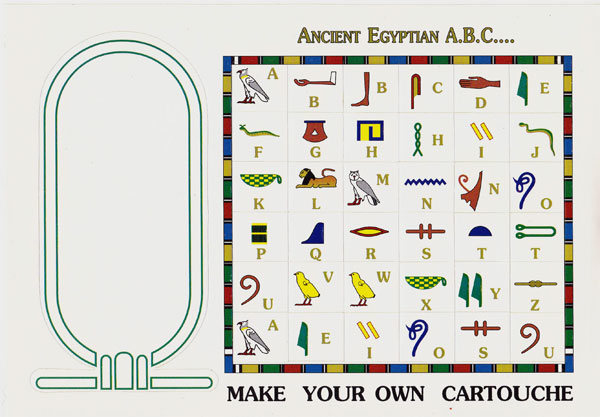 New Price! Hieroglyphic Alphabet stickers! Make Your Own Egyptian ...