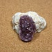 Purple Druzy Oval Cabochon - Very Sparkly Undrilled Cab