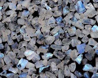 Blue Falshing 100.00 Ct Natural Rainbow Moonstone Rough Wholesale Lot