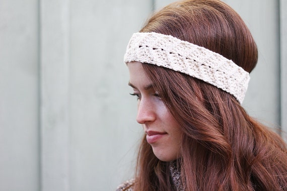 Crochet Pattern Chevron Headband Instant Download