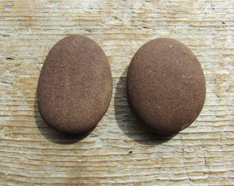 Natural Stone Cabinet Knobs BROWN Natural Beach Stone Cabinet Knobs