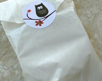 QTY 200 Extra Small Flat Glassine Bags 2 Inch x 3 1/2 Inches - Favors, Treats, FDA Approved for Food Contact