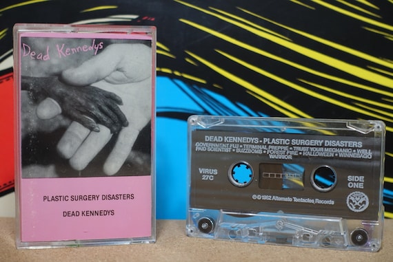 Plastic Surgery Disasters by Dead Kennedys Vintage Cassette Tape