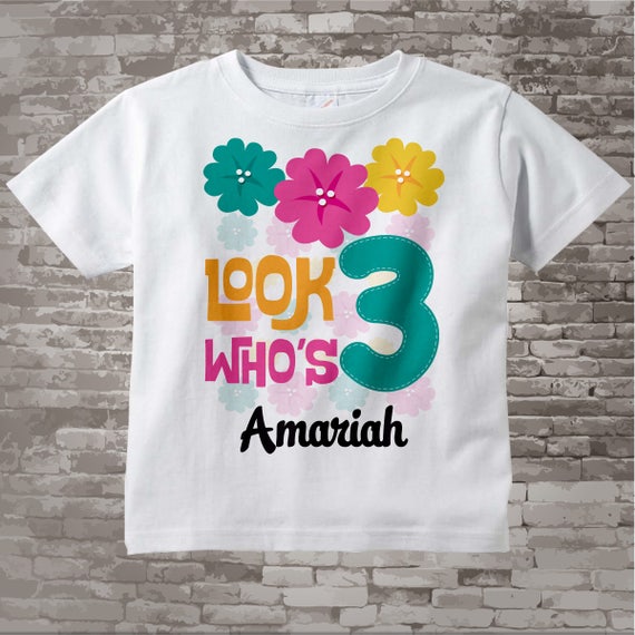 luau birthday shirts