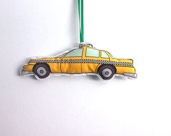 Taxi Ornament: New York Tree Ornaments