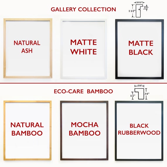 ADD 4 FRAMES Gallery Quality Frames To Go Along With Your