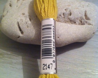 Cotton DMC 89 plied canvas 2147 herbal green tea