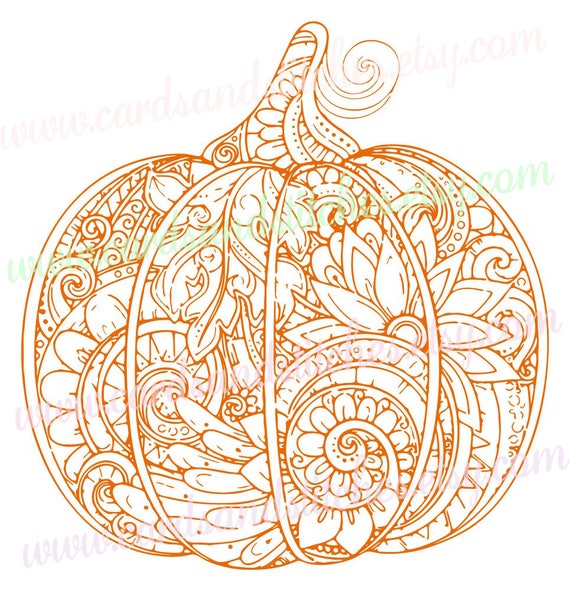 Download Pumpkin Mandala SVG Pumpkin SVG Digital Cutting File