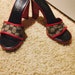 Gucci heel open toe - size 8