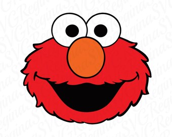 Elmo Sesame Street svg - svg, dxf, eps, png, Pdf - Download - Cut File, Clipart - Cricut Explorer - Silhouette Cameo