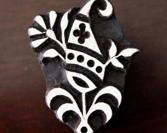 Pottery Stamps, Indian Wood Stamp, Textile Stamp, Wood Blocks, Tjaps, Printing Stamp- Paisley