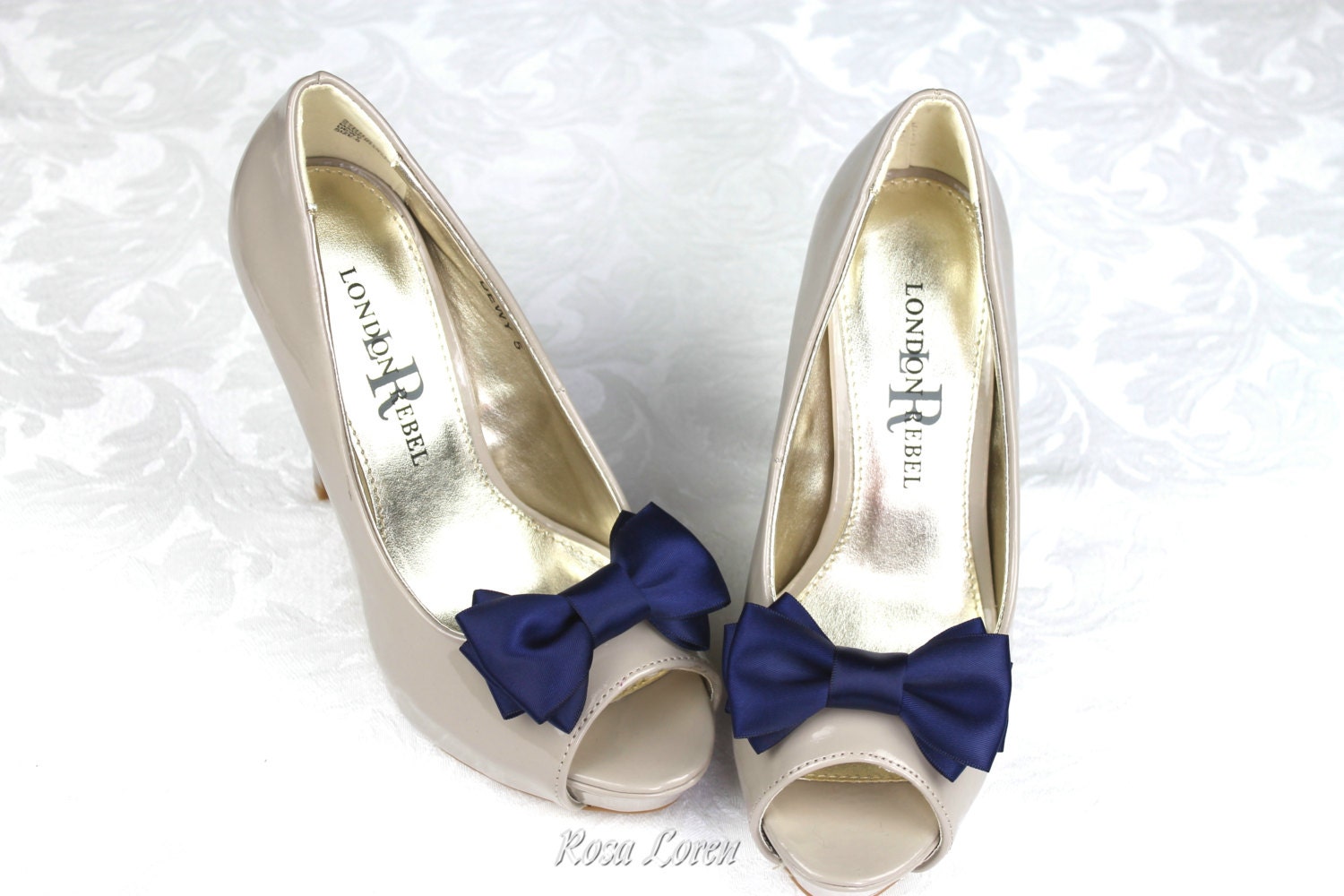 chaussures bleues mariage