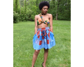 High waist mini.
