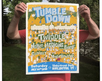 Twiddle Tumble Down 2016 poster - artist's proof